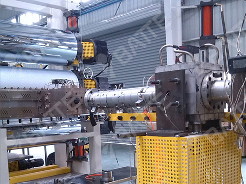 巴特熔體泵應用于PS板材生產線